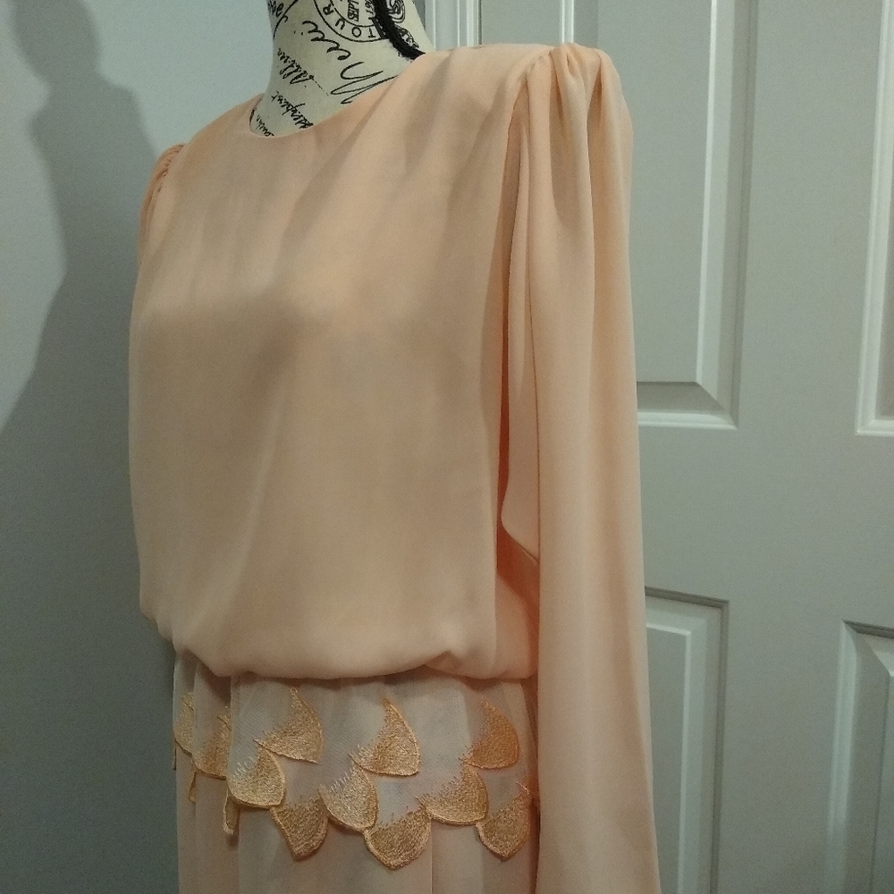 Vintage Pich 1980's Blouson Work/Office Dress
